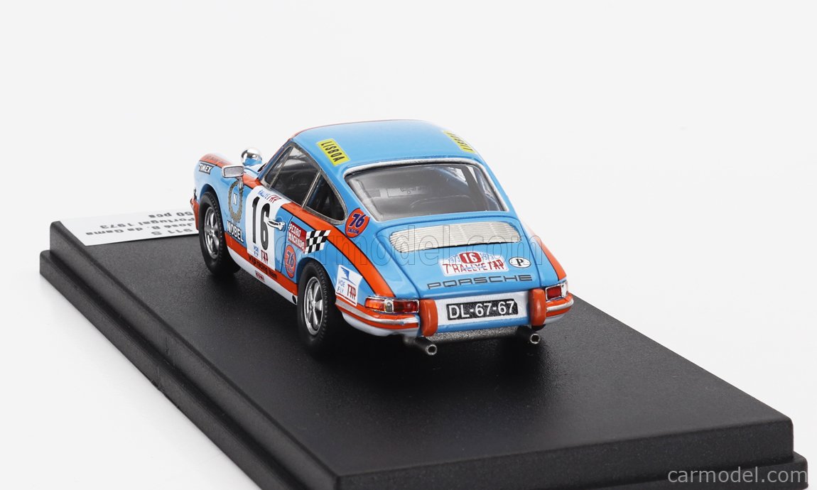 Trofeu 1:43 Porsche 911S Coupé Silva Chaves – Rallye Du Portugal 1977 – Miniature De Collection