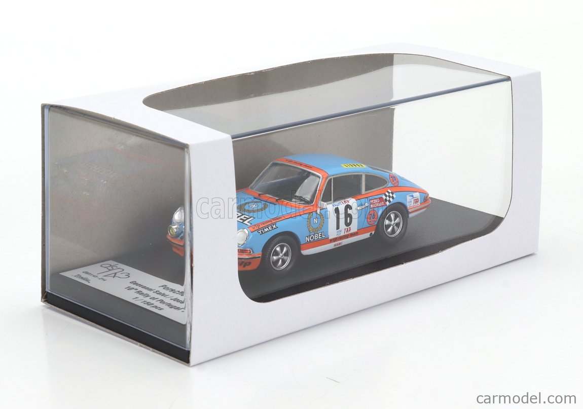 Trofeu 1:43 Porsche 911S Coupé Silva Chaves – Rallye Du Portugal 1977 – Miniature De Collection