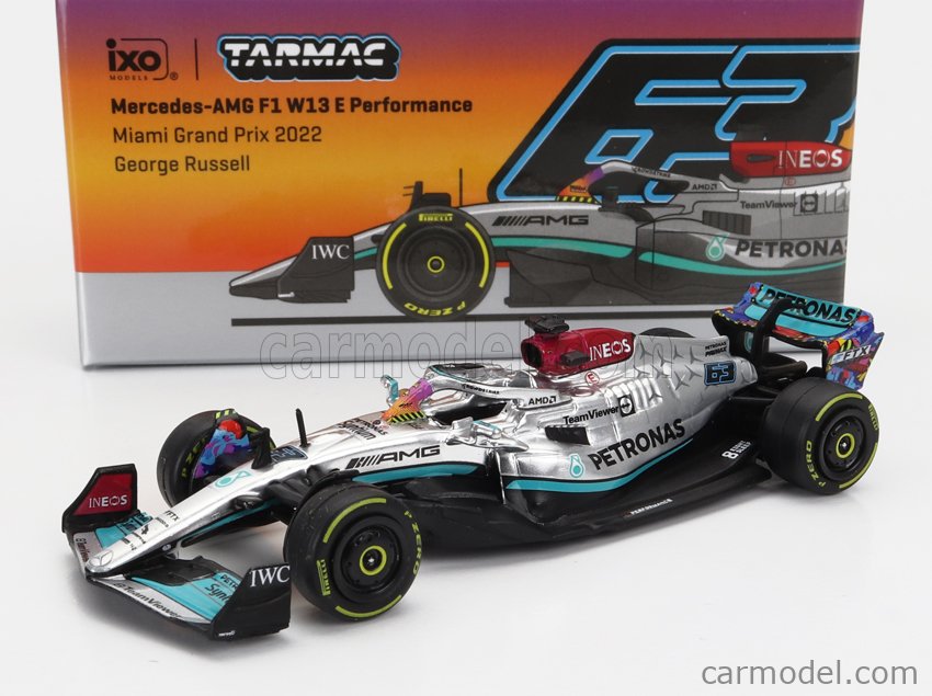 1:43 SPARK Mercedes Gp F1 W13E Petronas F1 #63 Miami Gp 2022