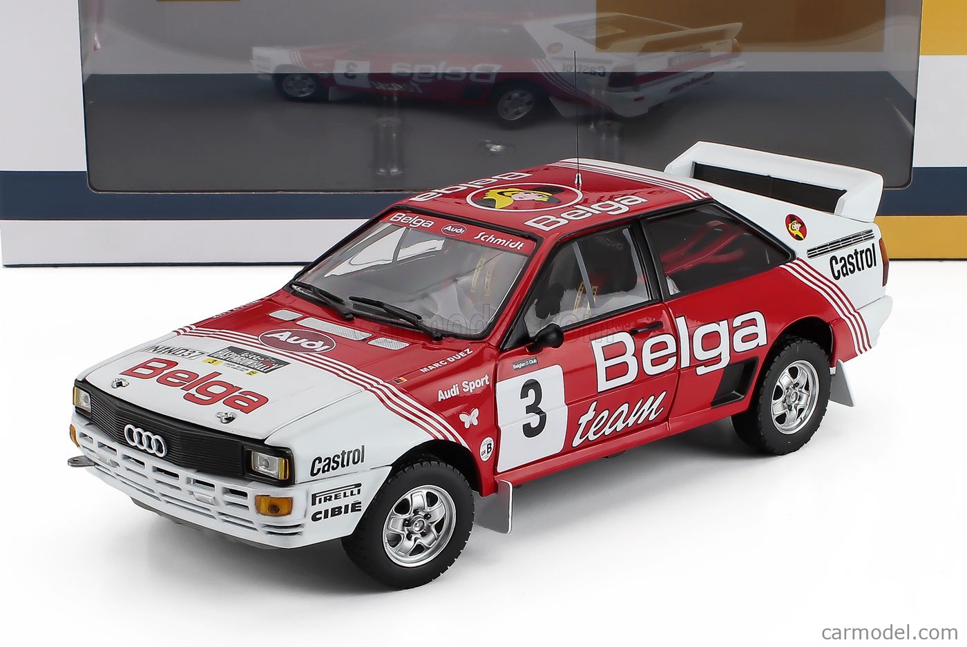 SUN-STAR 04259 Scale 1/18 | AUDI QUATTRO A1 TEAM BELGA N 3 WINNER