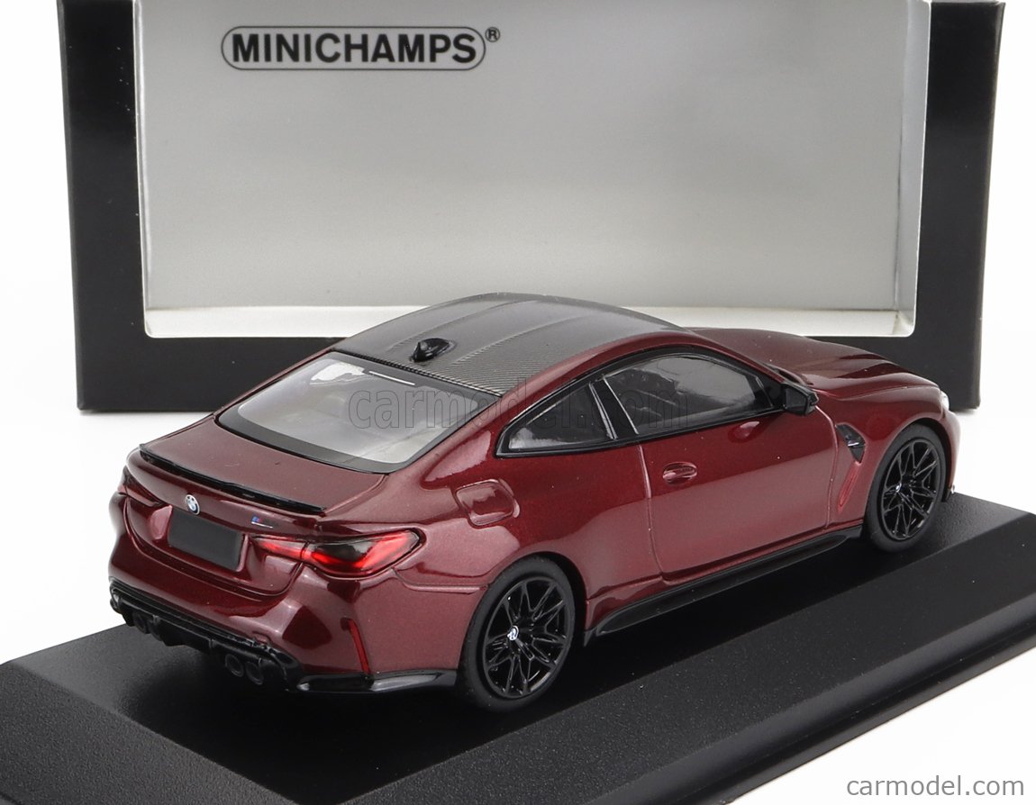 BMW M4 2020 Rouge Métal – Minichamps 1/43 – Collection Limitée 336 Pcs – Précommande