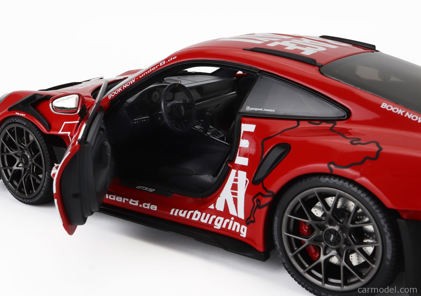 Minichamps 110062040 PORSCHE 911 (992) GT3RS 2024 RED GETSPEED RACE 1/18