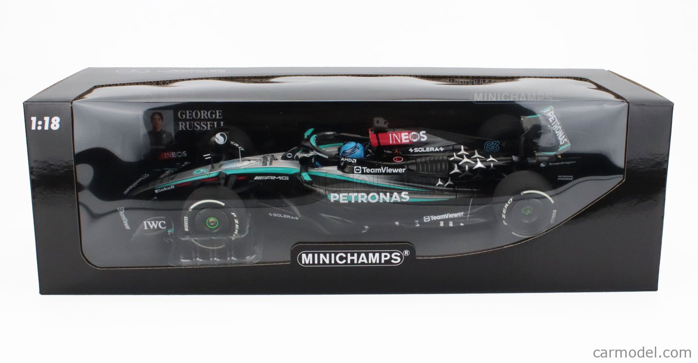 Minichamps 1/18 – Mercedes-AMG W15 E Performance – Vainqueur GP Autriche 2024