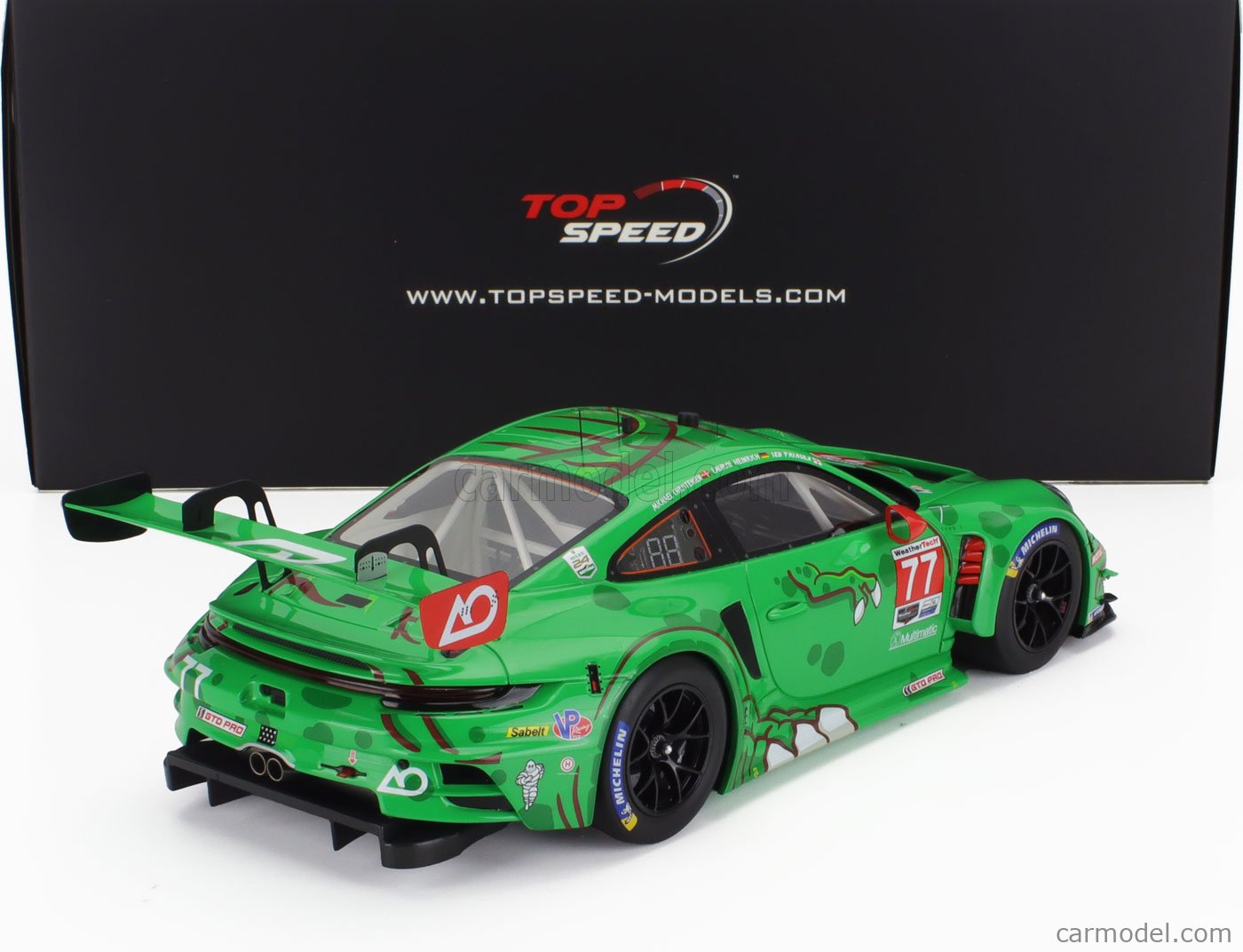True Scale 1:43 Porsche 911 GT3 R #77 2ème GTD-Pro 24h Daytona 2024 Rexy Ao Racing Tsm430801