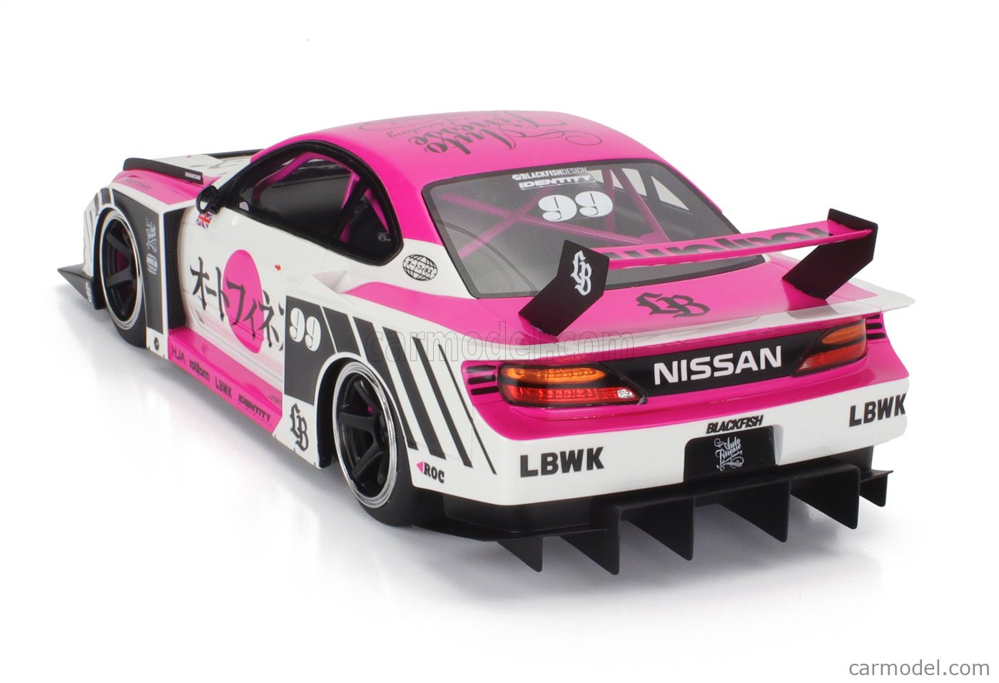 ミニカー　1/18 LB-Super Silhouette S15 SILVIA(ホワイト×ピンク) [IG2921] IG2920 1/18 LB-Super Silhouette S15 SILVIA White/Yellow With