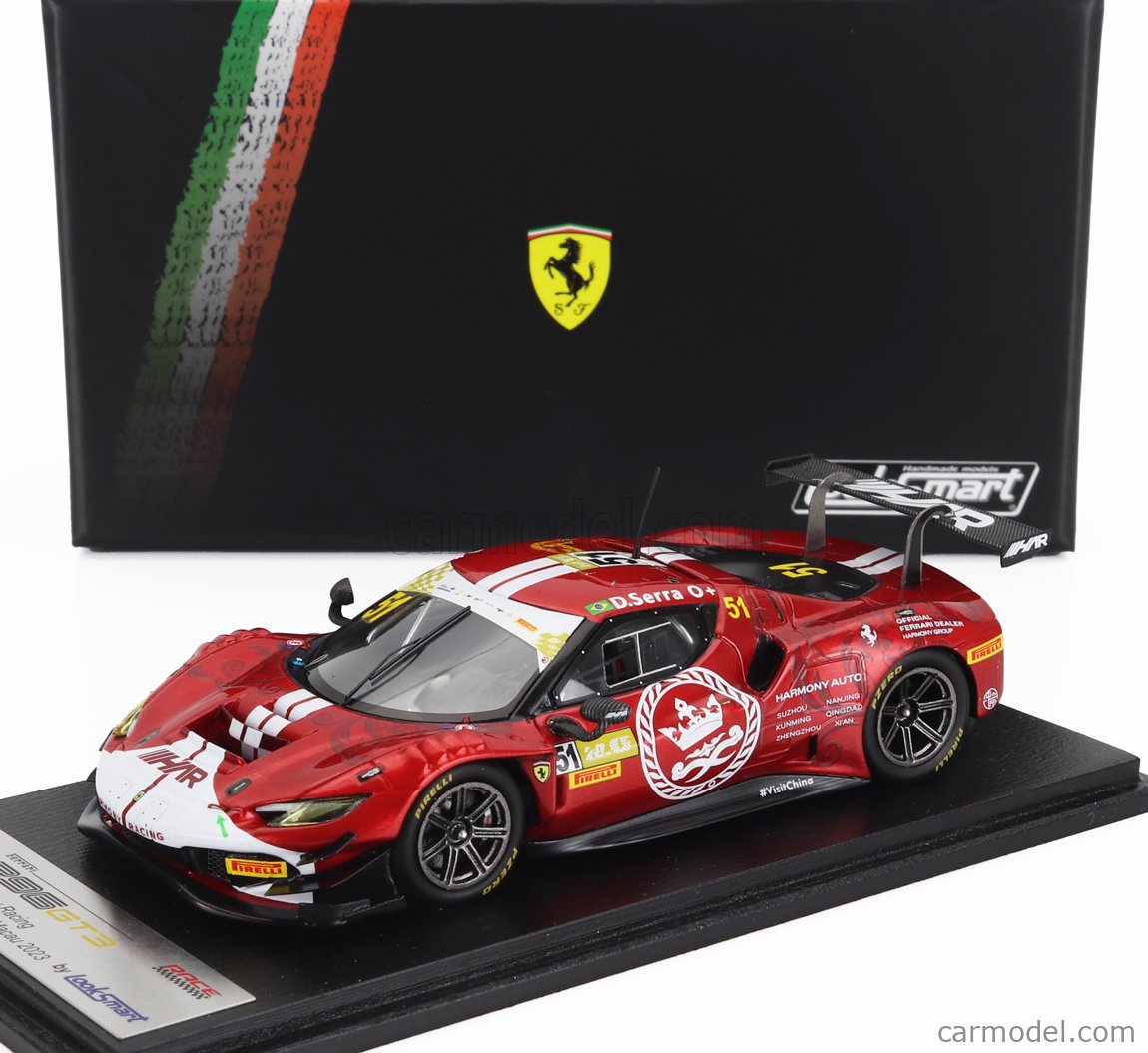 1/18 LookSmart 2023 Ferrari 296 GT3 No.30 Fikadelli Racing