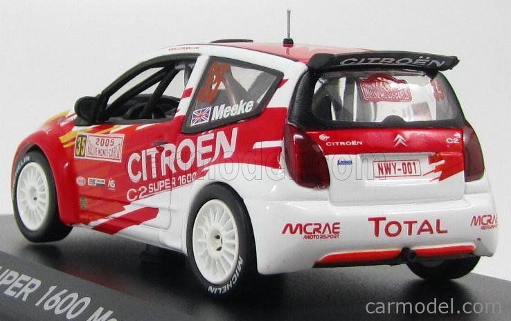 CITROEN C2 SUPER 1600 RALLYE 2004 P. HENRY NOREV 1:43 modèle de présentation
