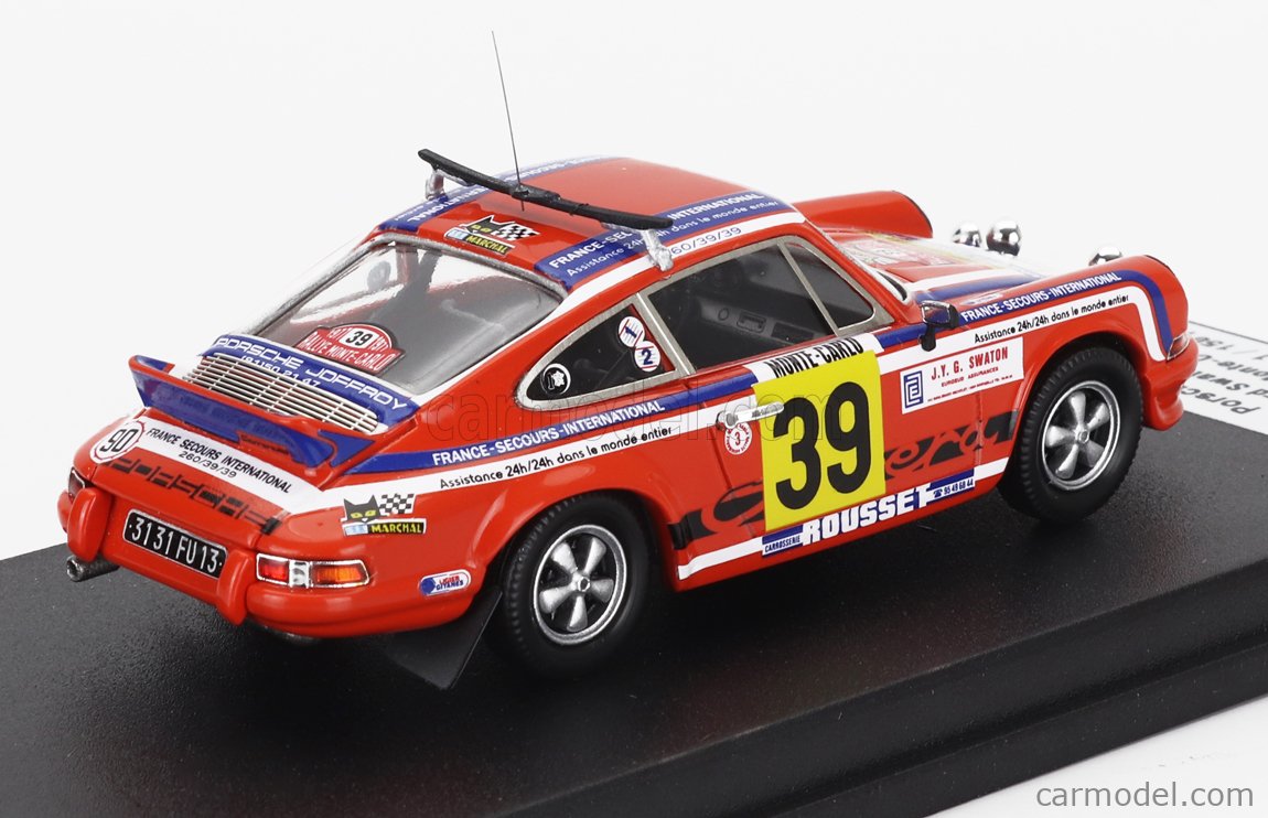 Maquette 1:43 Porsche Carrera RS N°1 Rallye WRC Monte-Carlo 1979 - Ixo, Neuf Sous Boîte