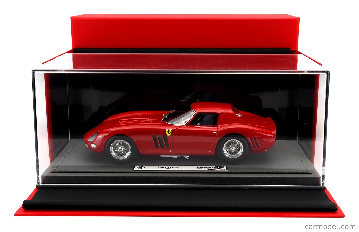BBR1846D Ferrari 250 GTO 3.0L V12 Maranello N°25 Miniature 1/18 - 24h Du Mans 1964, Rouge Et Bleue