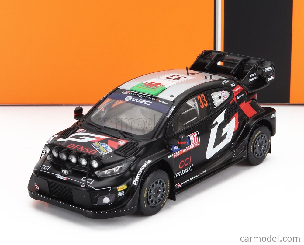 イクソ 1/43 GRヤリス ラリージャパン2024 No.33 E.エバンス ラリー