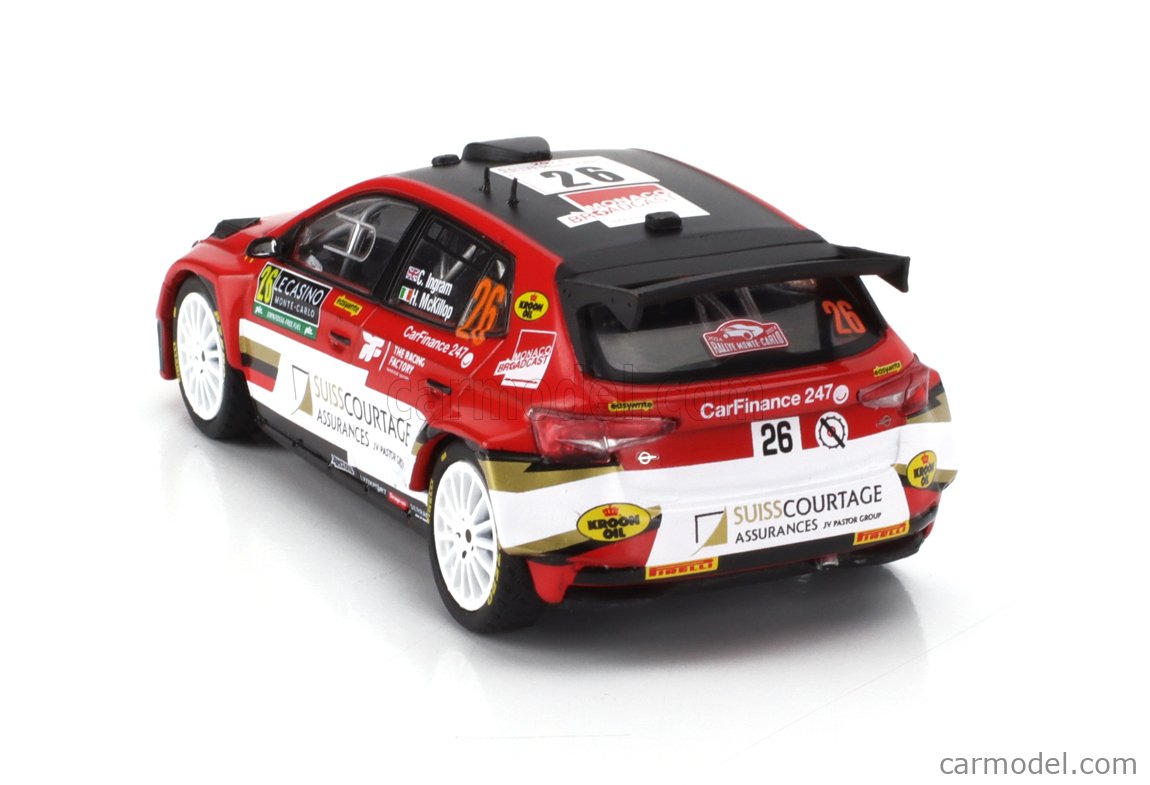 Modèle Réduit 1/43 IXO - Skoda Fabia RS #26 Rallye Monte-Carlo 2024 - Pilotes Ingram/McKillop - Neuf