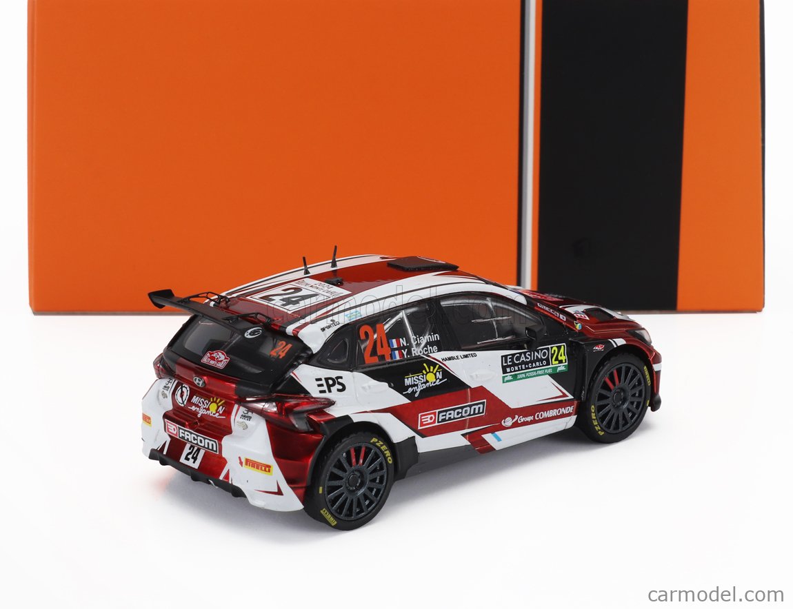 Hyundai I20 N Rally2 1/43 IXO – RAM919 – Rallye Monte-Carlo 2024 – Ciamin