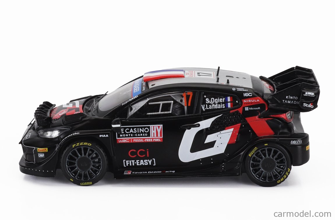 Miniature Toyota Yaris GR Rally1 – Ogier #17 – Croatie 2024 – 1/43 – IXO RAM932