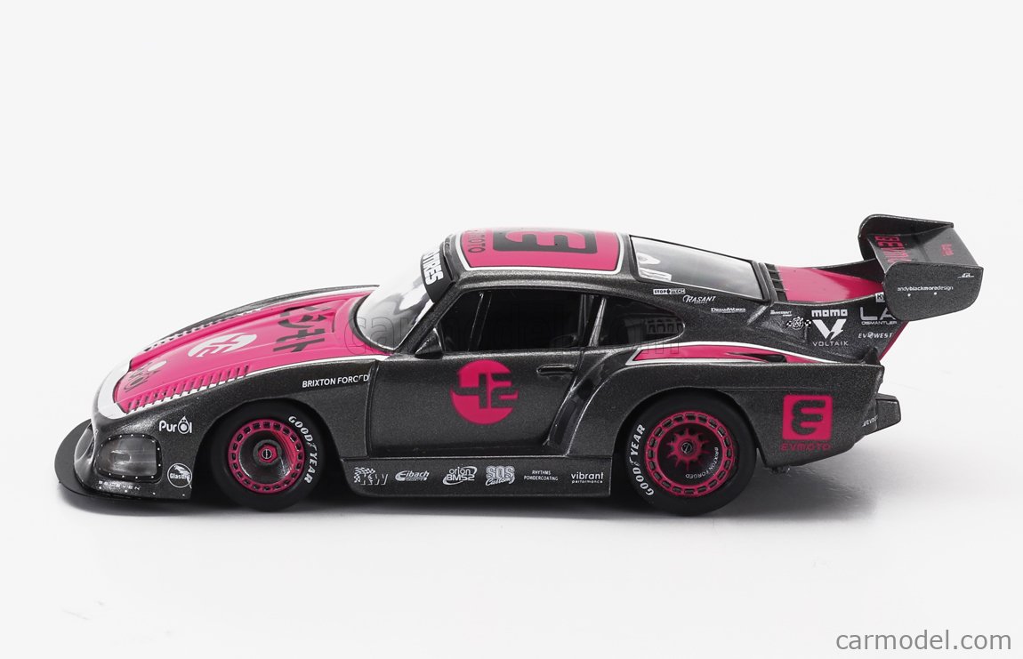IXO 1/43 Porsche 935 K3V Bisimoto - Modèle Réduit Bleu - Année 1955 - Neuf