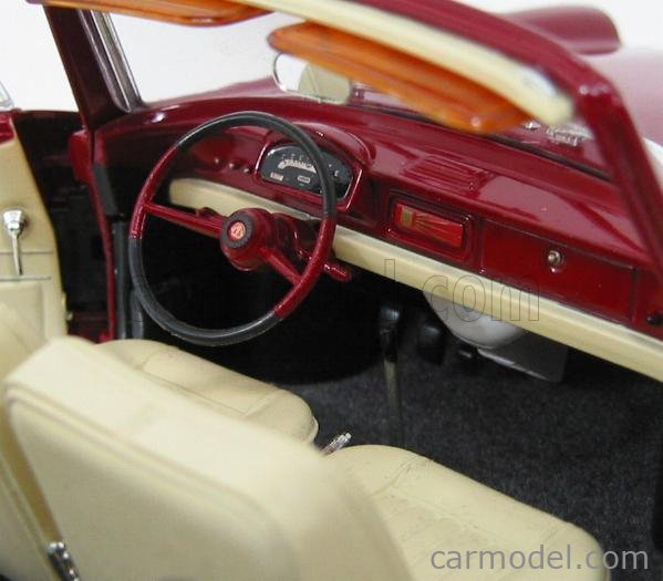 Norev Renault Floride Cabriolet – 1/18 – Rouge Trinidad – Réf 185175 – 1959