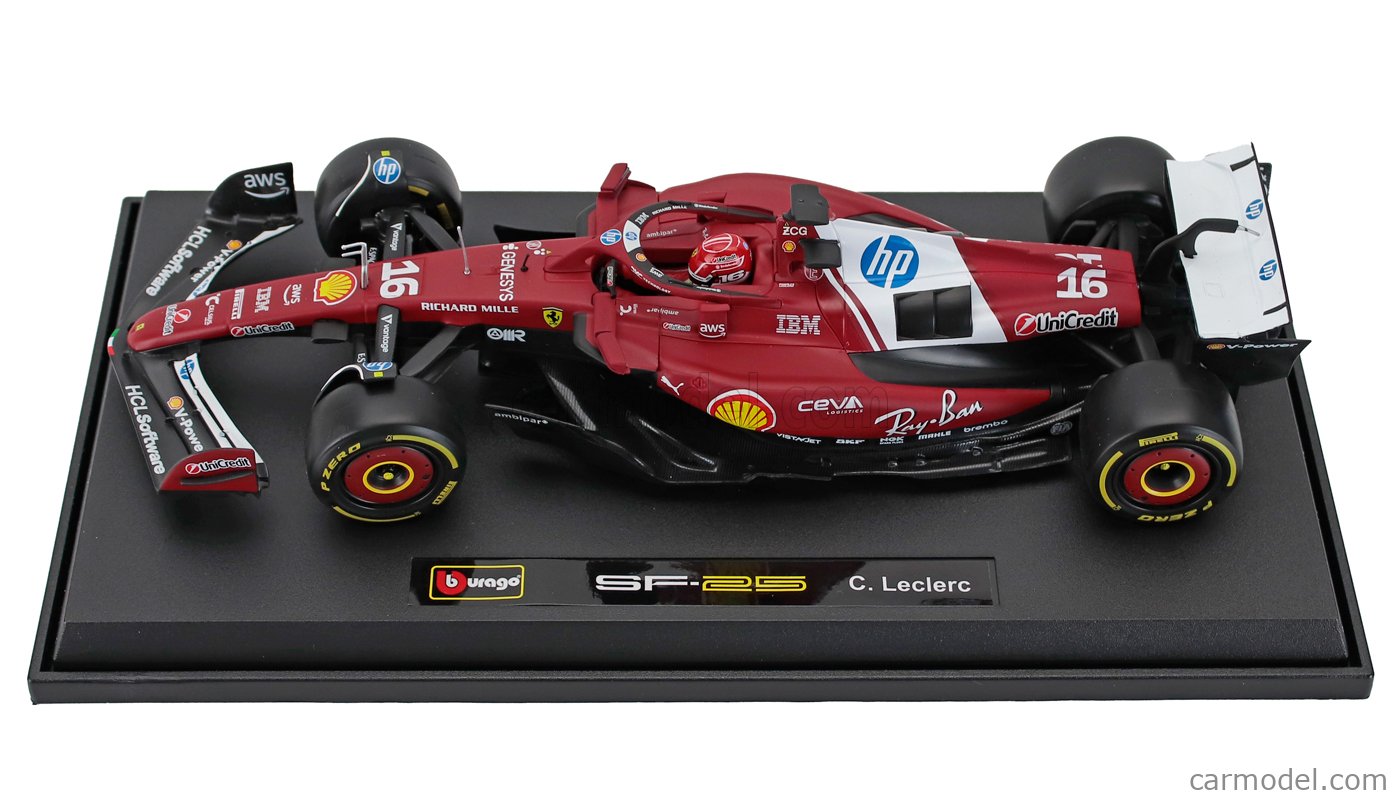 BURAGO 18-16816-L Scale 1/18 | FERRARI F1 SF-25 TEAM SCUDERIA