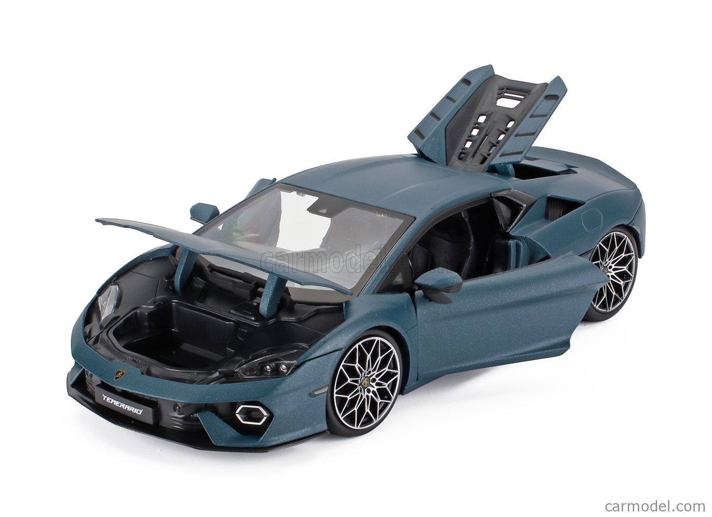 Modellautó Lamborghini Temerario kék, 1:18 Bburago