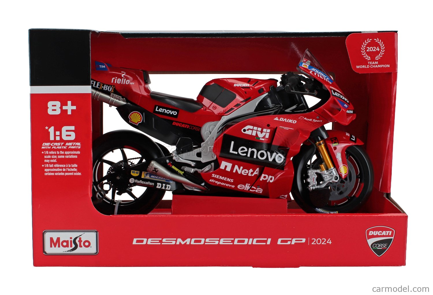 MAISTO 32245-1-BAG Scale 1/6 | DUCATI DESMOSEDICI GP24 TEAM LENOVO