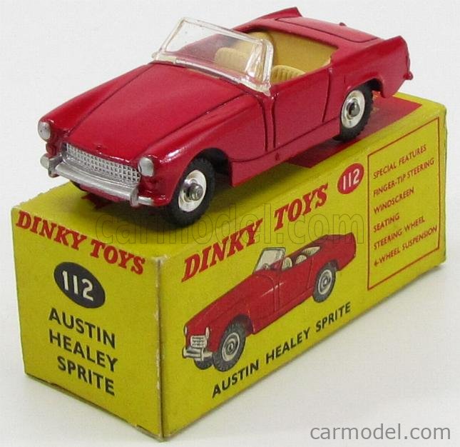 Dinky Toys Angleterre – Austin Healey Sprite – Réf 112 – État Comme Neuf – Boîte