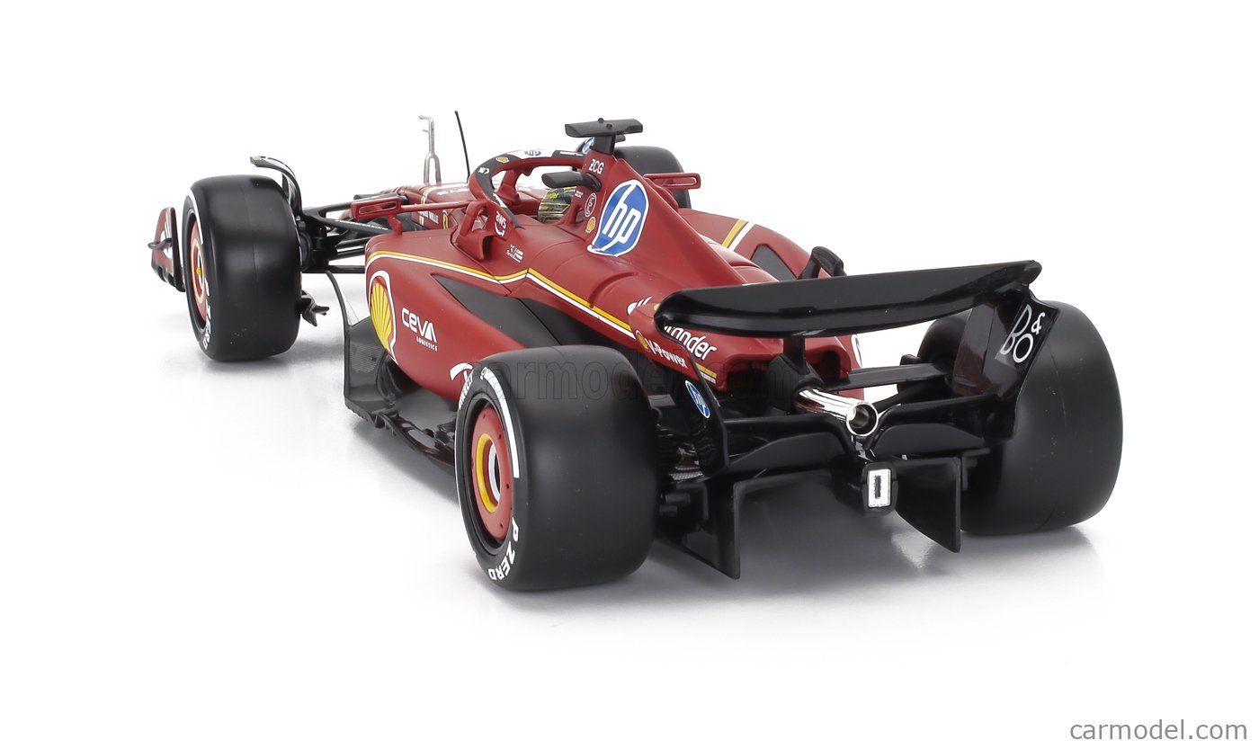 Ferrari F1 SF-24 #16 Charles Leclerc 2024 - Modèle Réduit Burago 1:18 - Édition Monza Showcase