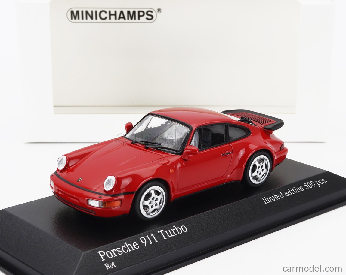 Welly WE2738 PORSCHE 964 TURBO 1991 YELLOW 1:18 Auto Stradali