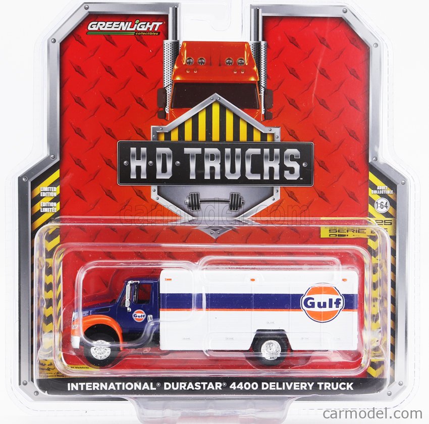 International Durastar 1:64 Green Light Collectibles - Camion Bianco Con Ruote Funzionanti