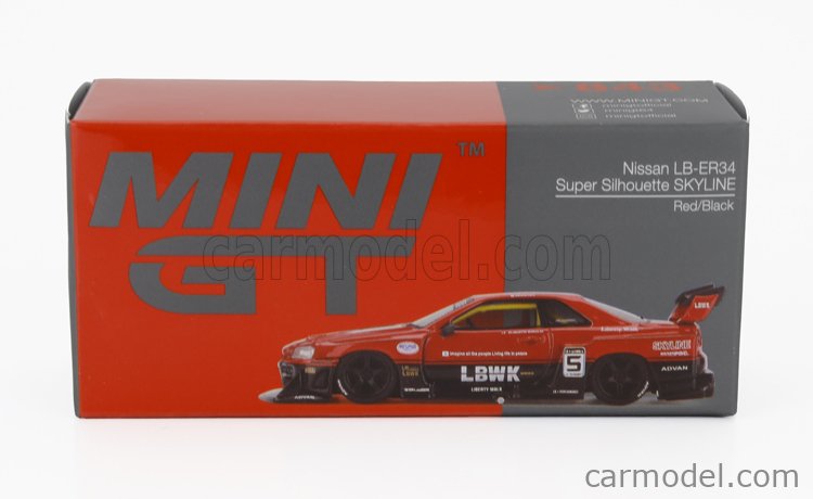 MINI-GT MGT00843-R Scale 1/64 | NISSAN SKYLINE GT-R (R34) N