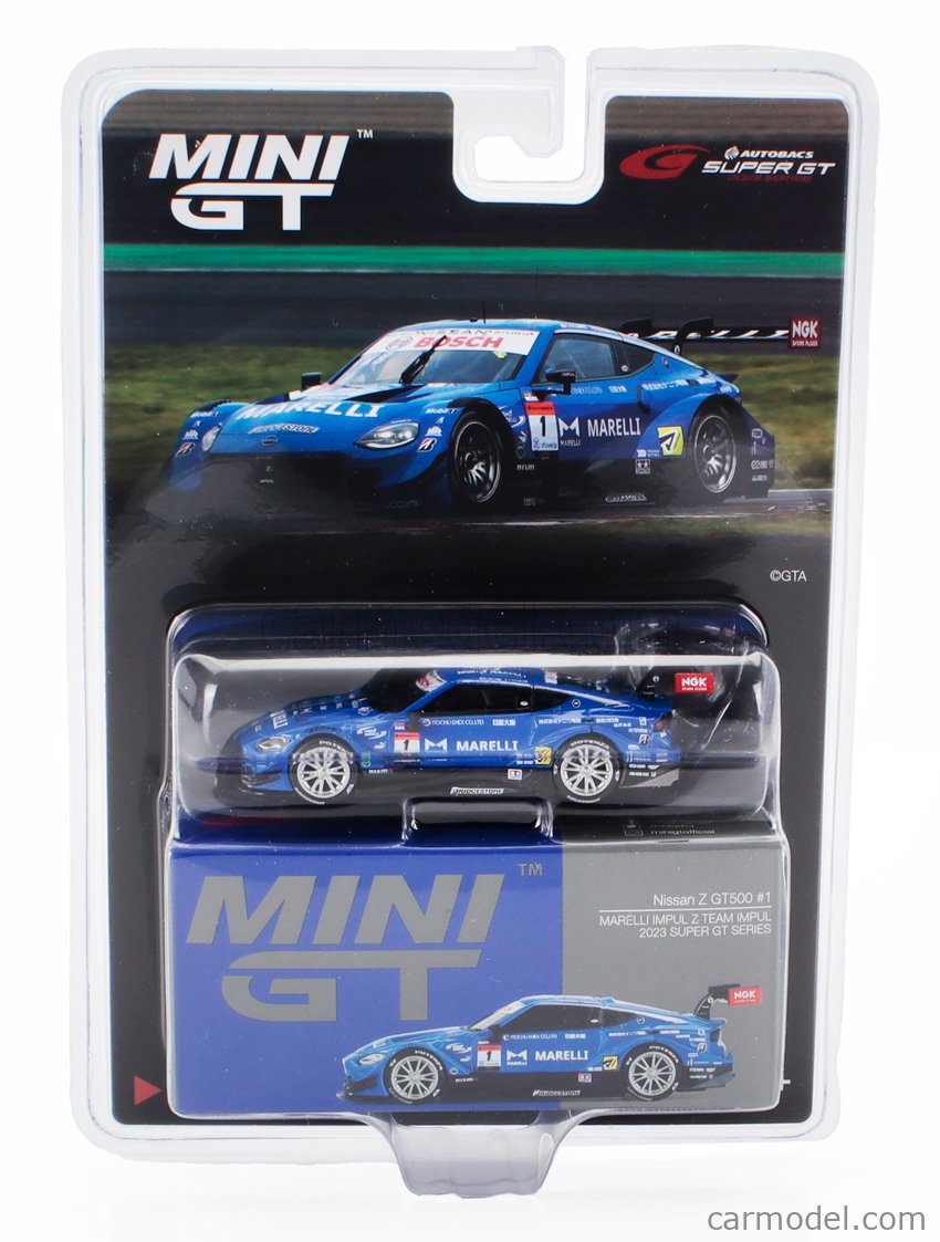 Spark 1:43 Nissan Z GT500 #1 Super GT Series 2023 Hiramine, Baguette SGT051 modèle voiture