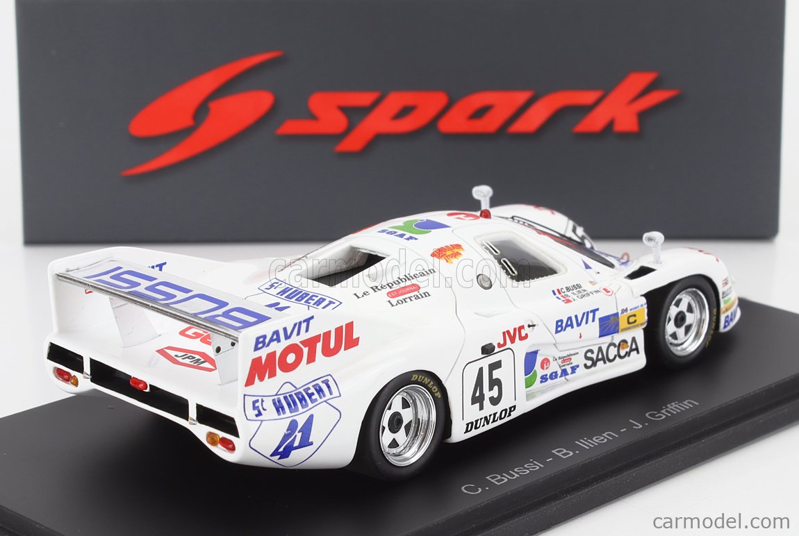 Miniature Spark 1/43 – Rondeau M382 N°50 – 24H Du Mans 1984 – Yver/De Dryver