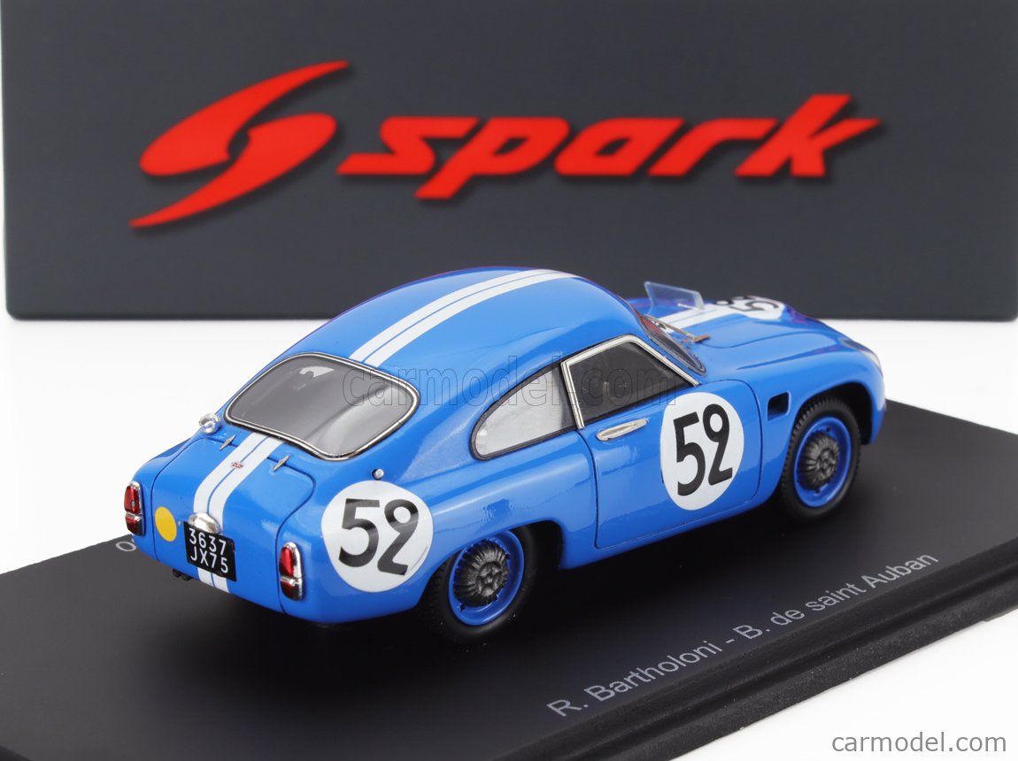 Spark-Model S8351 Db Panhard - Hbr4 N 52 24H Le Mans 1960 Rene