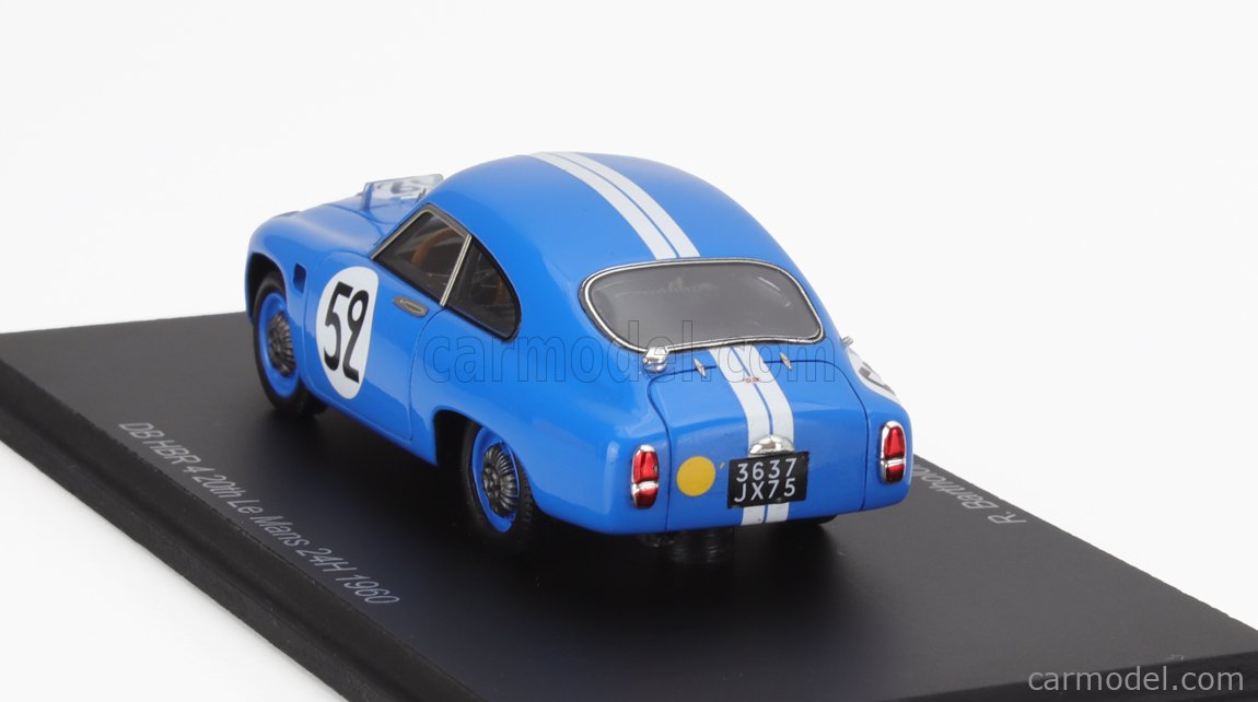 Miniature Spark 1/43 - Panhard HBR4 #52 Le Mans 1960 (Bartholoni / De Saint-Auban)