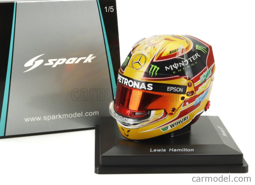 SPARK 1/5 - CASQUE LEWIS HAMILTON - MEXICAN GP WORLD CHAMPION 2018 5HF172 | Achetez sur