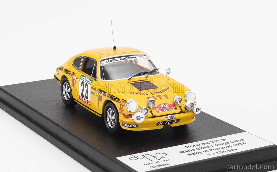 Modèle Réduit Porsche 911S 1:43 - Rallye 1970 #82 - Collection Trofeu - TRFDSN146