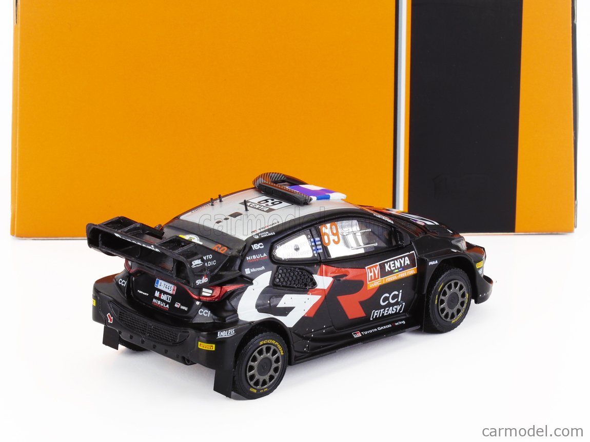 Yaris Rally1 1/18 K. Rovanperä Kenya 2024 – IXO Models