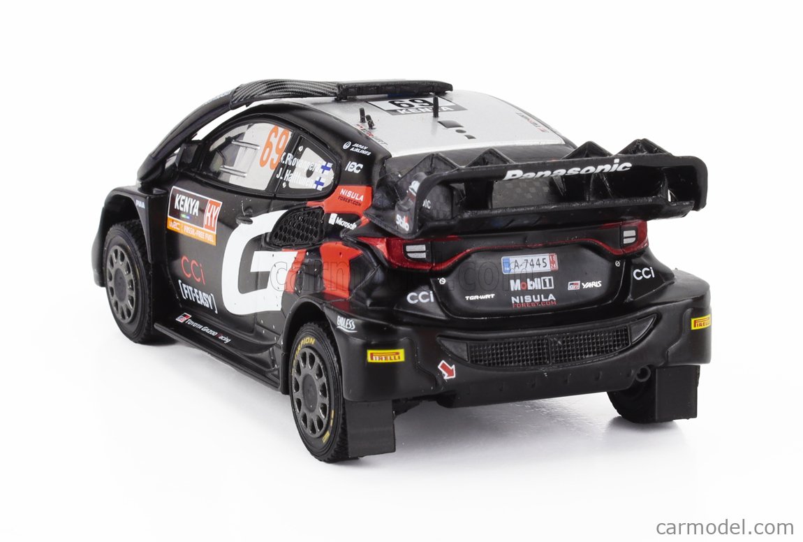 Miniature Toyota Yaris GR Rally1 Hybrid – Kenya 2024, IXO 1/18