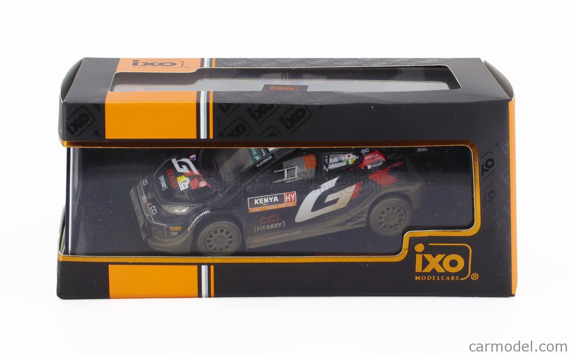 Toyota Yaris GR Rally1 18 3ème Safari Rally 2022 Katsuta - Johnston Spark S6710 - Miniatures
