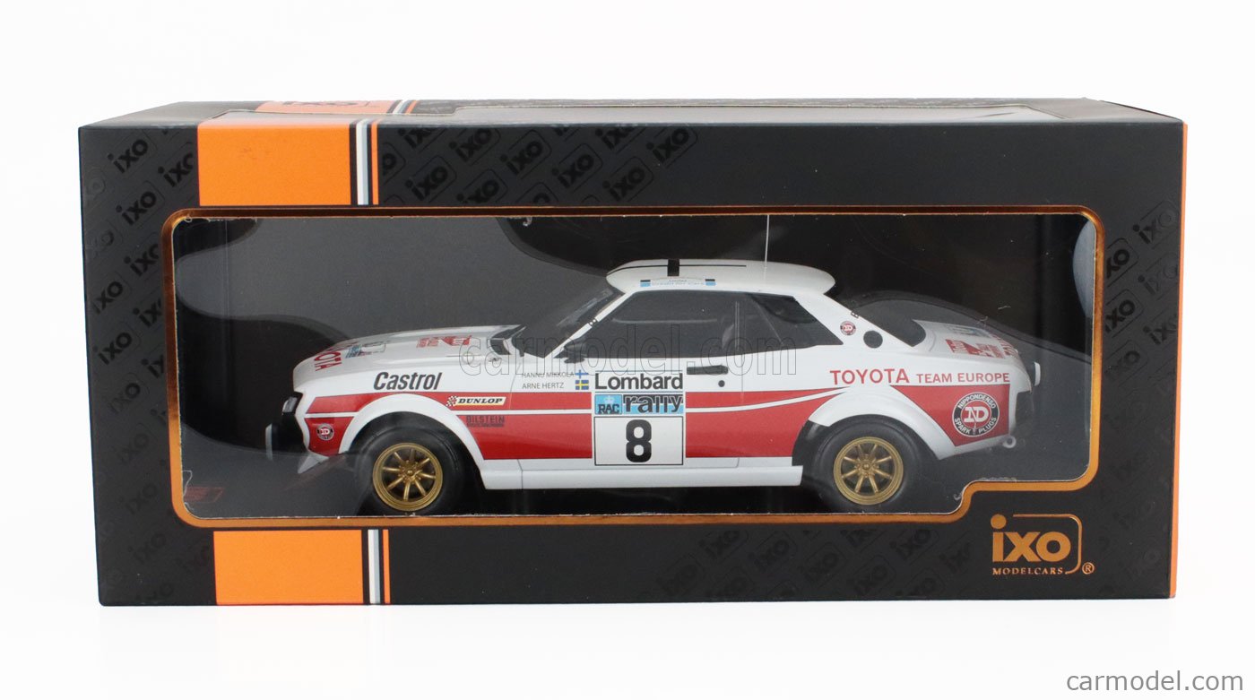 IXO 1/18 Toyota Celica 2000 GT #14 – RAC 1977 – Jensen – Modèle De Collection NEUF