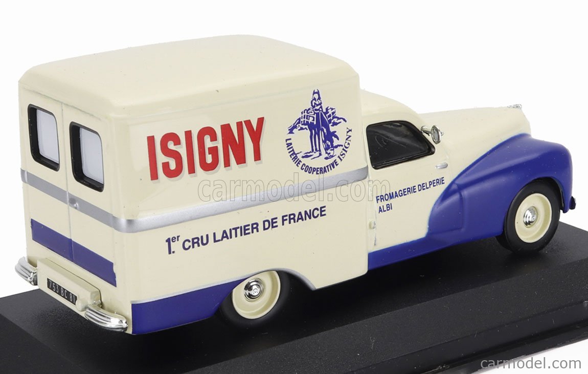 Modèle Réduit 1:43 Peugeot 203 Laitier Isigny - IXO/Altaya, Neuf, Collection