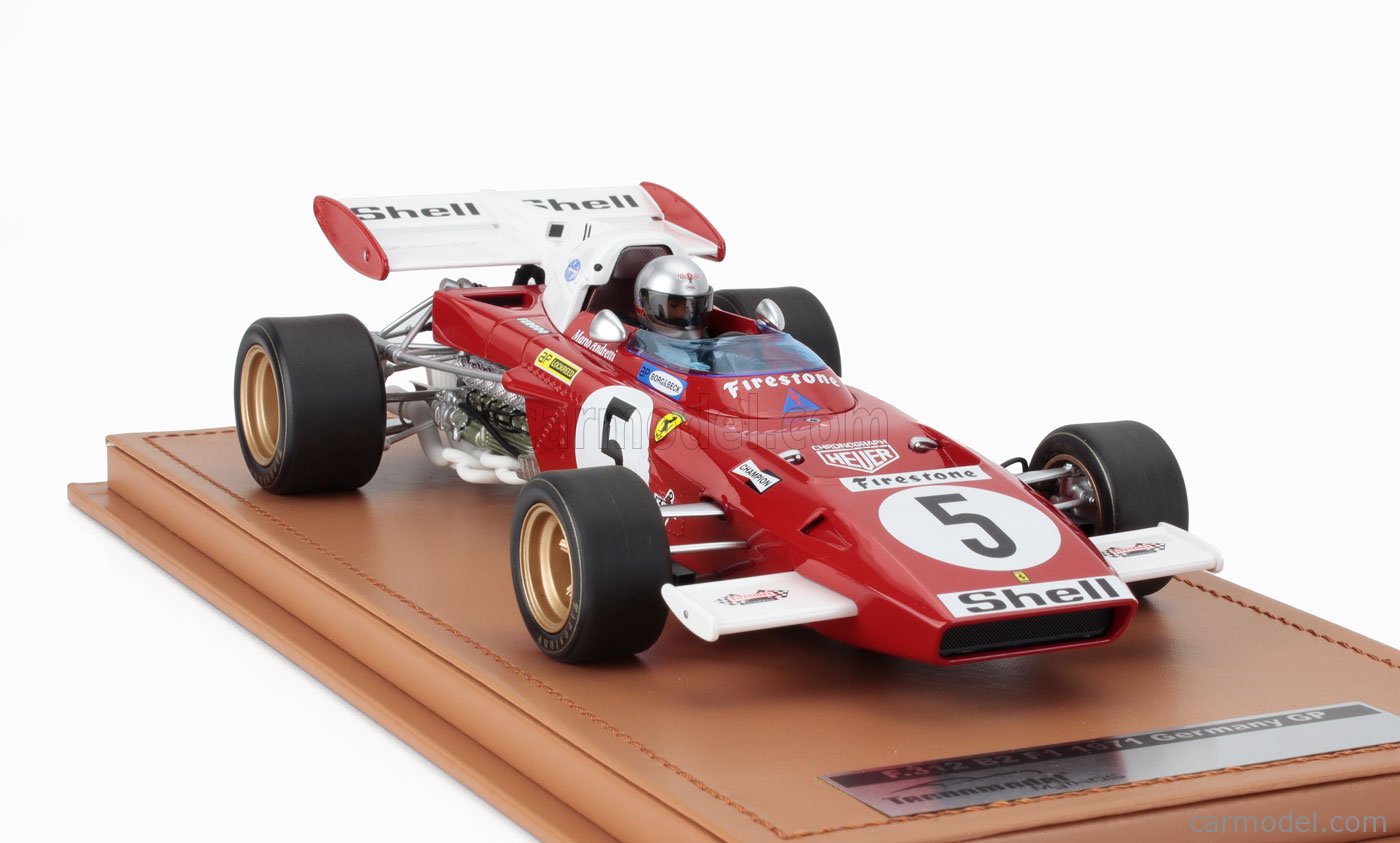 ミニカー Ferrari 312B2 #5 GP Nurburgring 1971 1971 Ferrari 312 B2 F1 #5 Mario Andretti (with Driver Figure