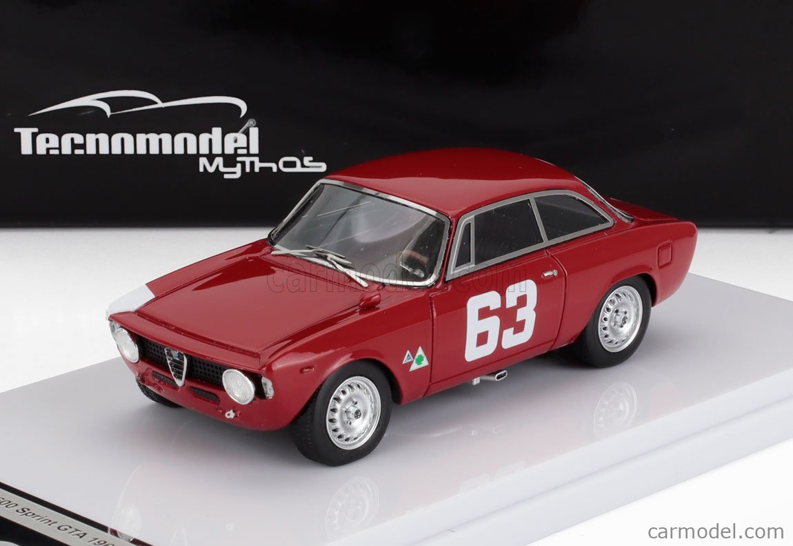 Modèle Réduit Alfa Romeo Giulia 1600 Sprint GTA 1966 Monza 1/43 - Tecnomodel TM43-27C - Neuf
