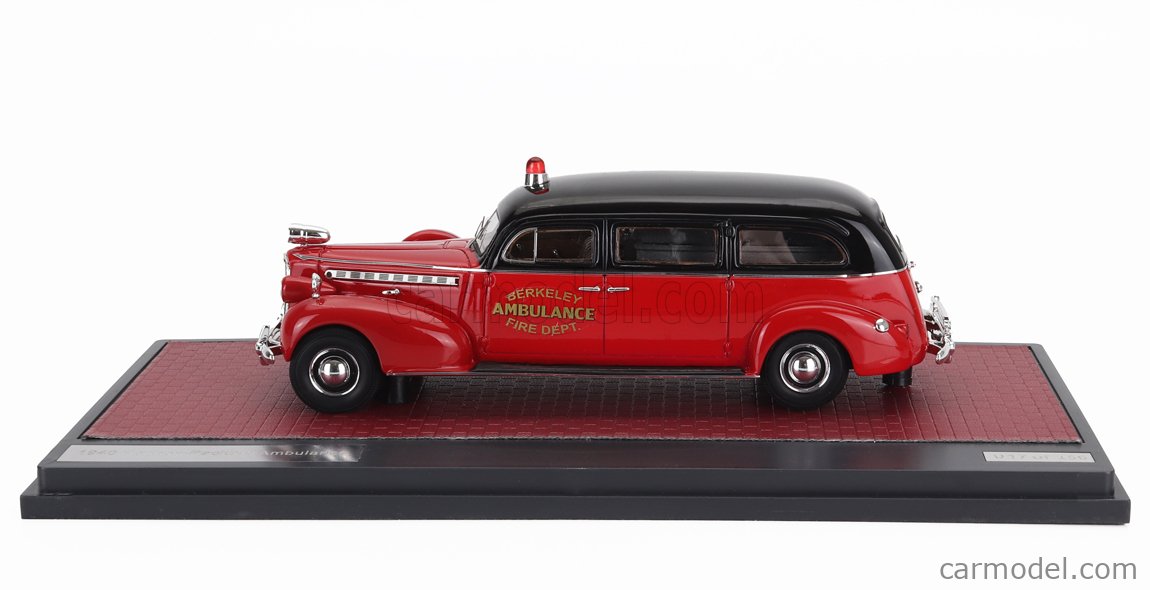 Matrix 1:43 Henney-Packard Ambulance Année De Construction 1941 Rouge Mx41601 052