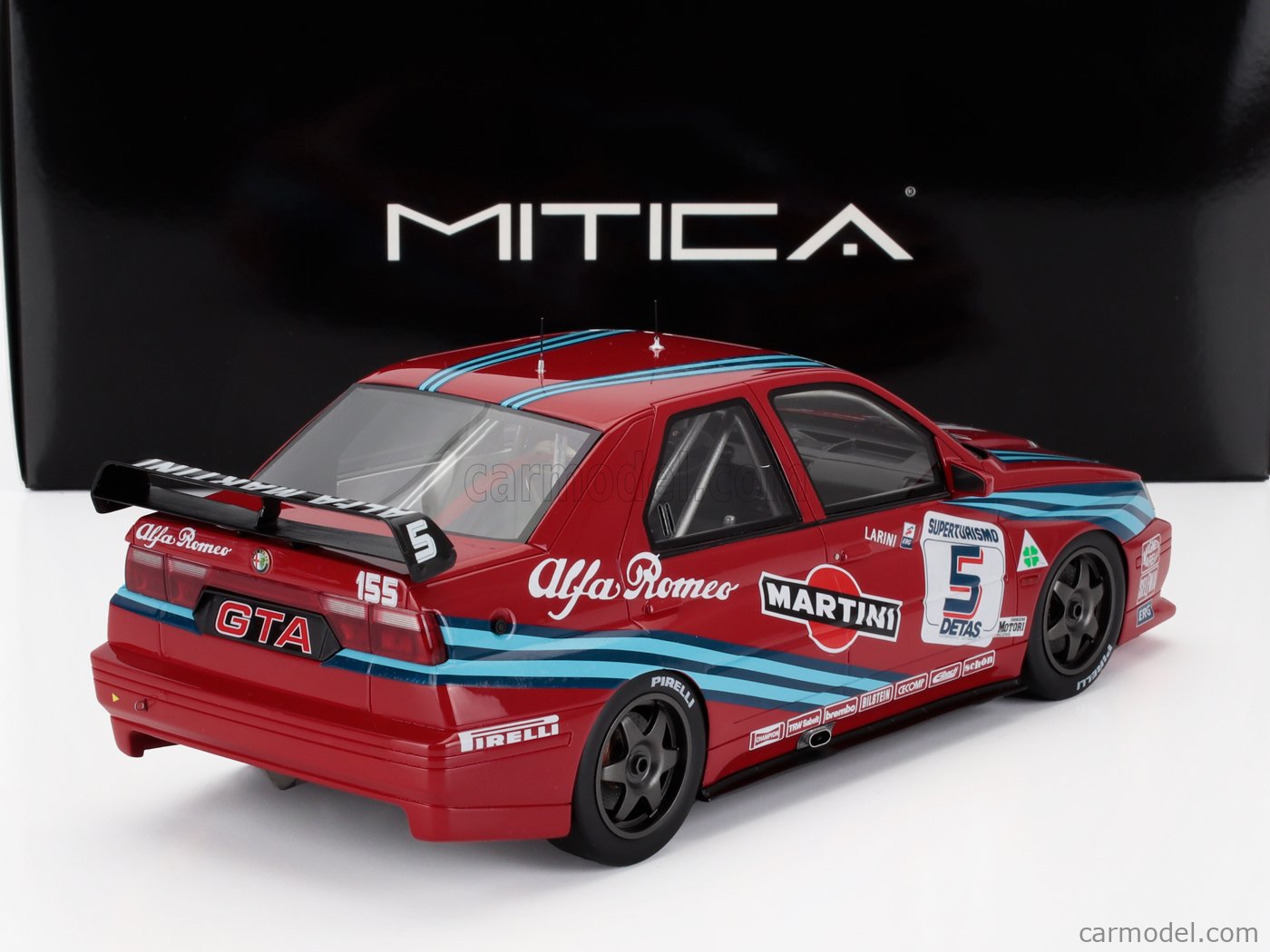 MITICA 1/18 アルファ・ロメオ 155 2.5 V6 1992 Red 楽天市場】ミニカー 1/18 アルファロメオ 155 GTA MITICA 1/18 ALFA