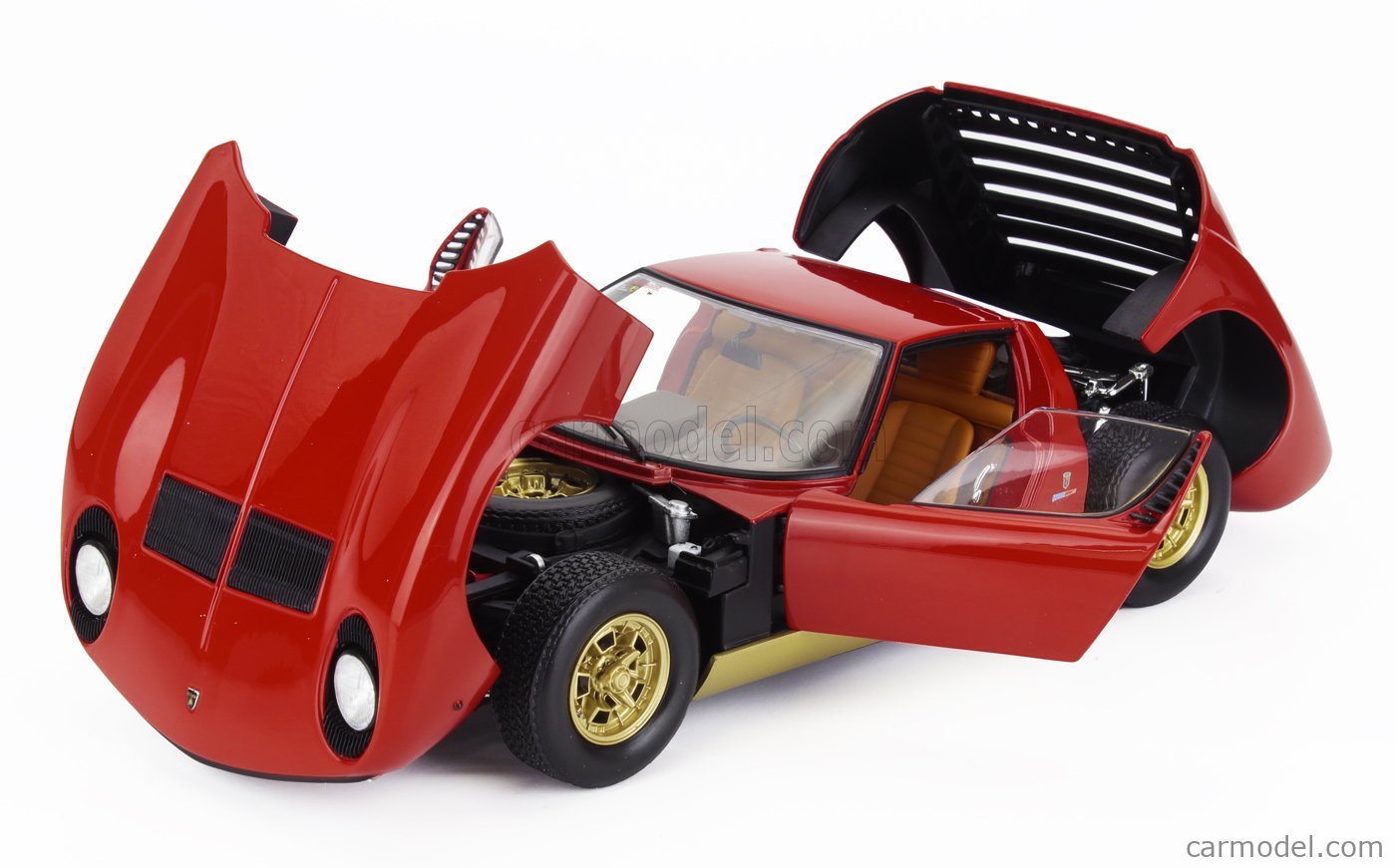 KYOSHO 08314R Scale 1/18 | LAMBORGHINI MIURA P400 1968 RED GOLD