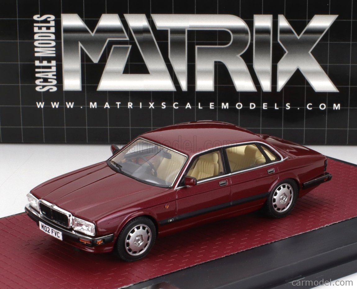 Miniature Matrix Jaguar XJR XJ40 Rouge - 1991-1994 - Échelle 1/43 - Résine