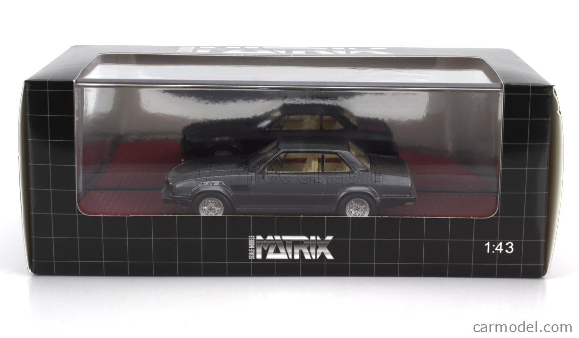 Miniature Matrix DeTomaso Deauville Série 2, 1978, Gris Métal, échelle 1/43, Neuve