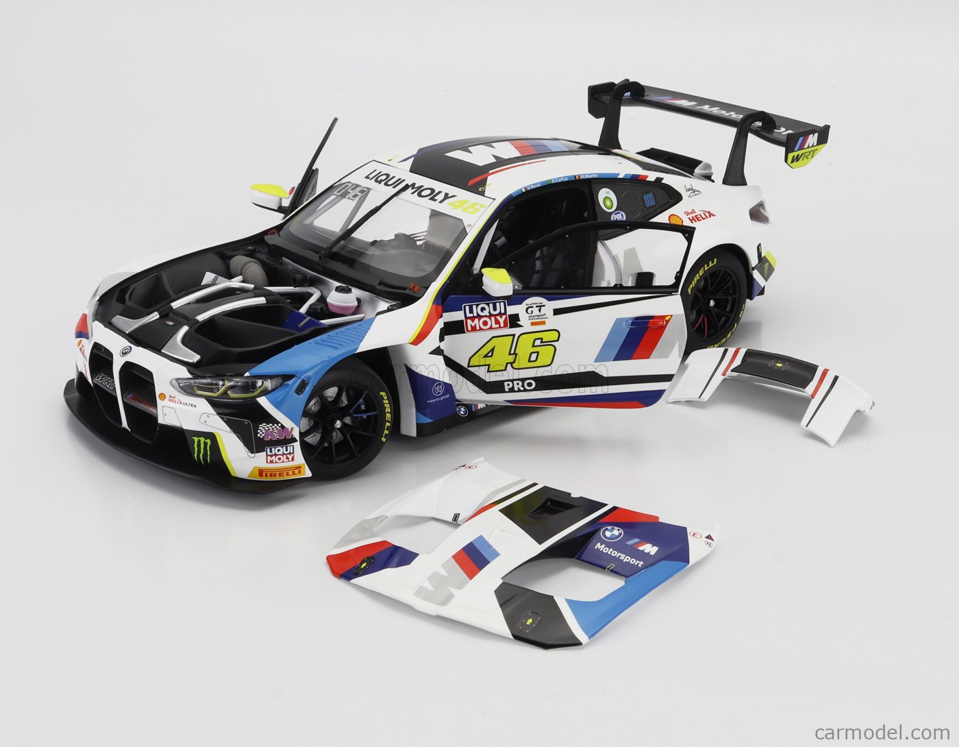 Miniature BMW M4 GT3 #46 Minichamps – 1:18 – Rossi Aux 24h Spa 2023