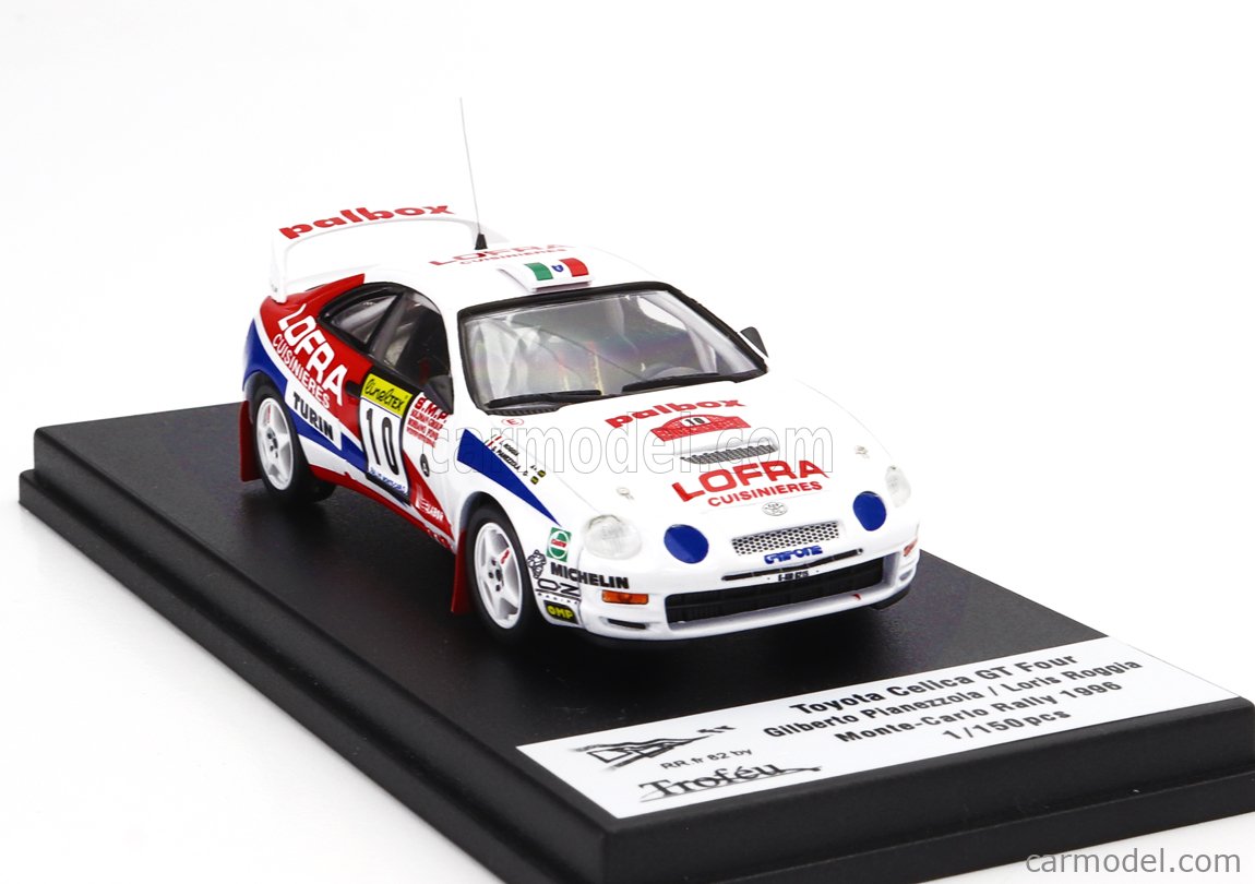 Modellino Trofeu Toyota Celica GT Four Monte Carlo 1996 N°10 Pianezzola Scala 1/43 - Spark