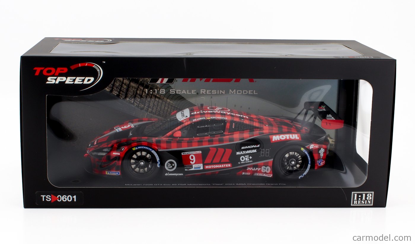 TRUESCALE TS0601 Scale 1/18 McLAREN 720S GT3 EVO TURBO V8