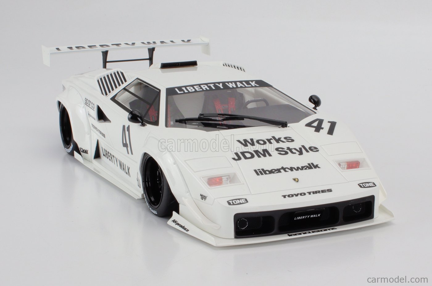 TRUESCALE TS0600 Escala 1/18 | LAMBORGHINI COUNTACH N 41 JDM STYLE LB ...