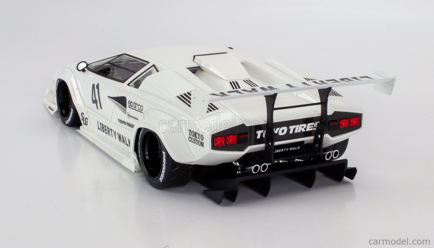 TRUESCALE TS0600 Escala 1/18 | LAMBORGHINI COUNTACH N 41 JDM STYLE LB ...